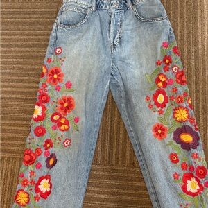 We The Free Willow Floral Embroidered Jeans